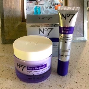 Set No7 Pure Retinol Night Repair Cream and No7 Pure Retinol Eye Cream